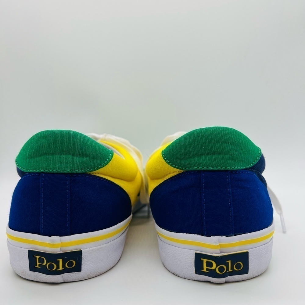 POLO RALPH LAUREN MENS THORTON COLOR BLOCK SNEAKERS SIZE 15D - Picture 6 of 9